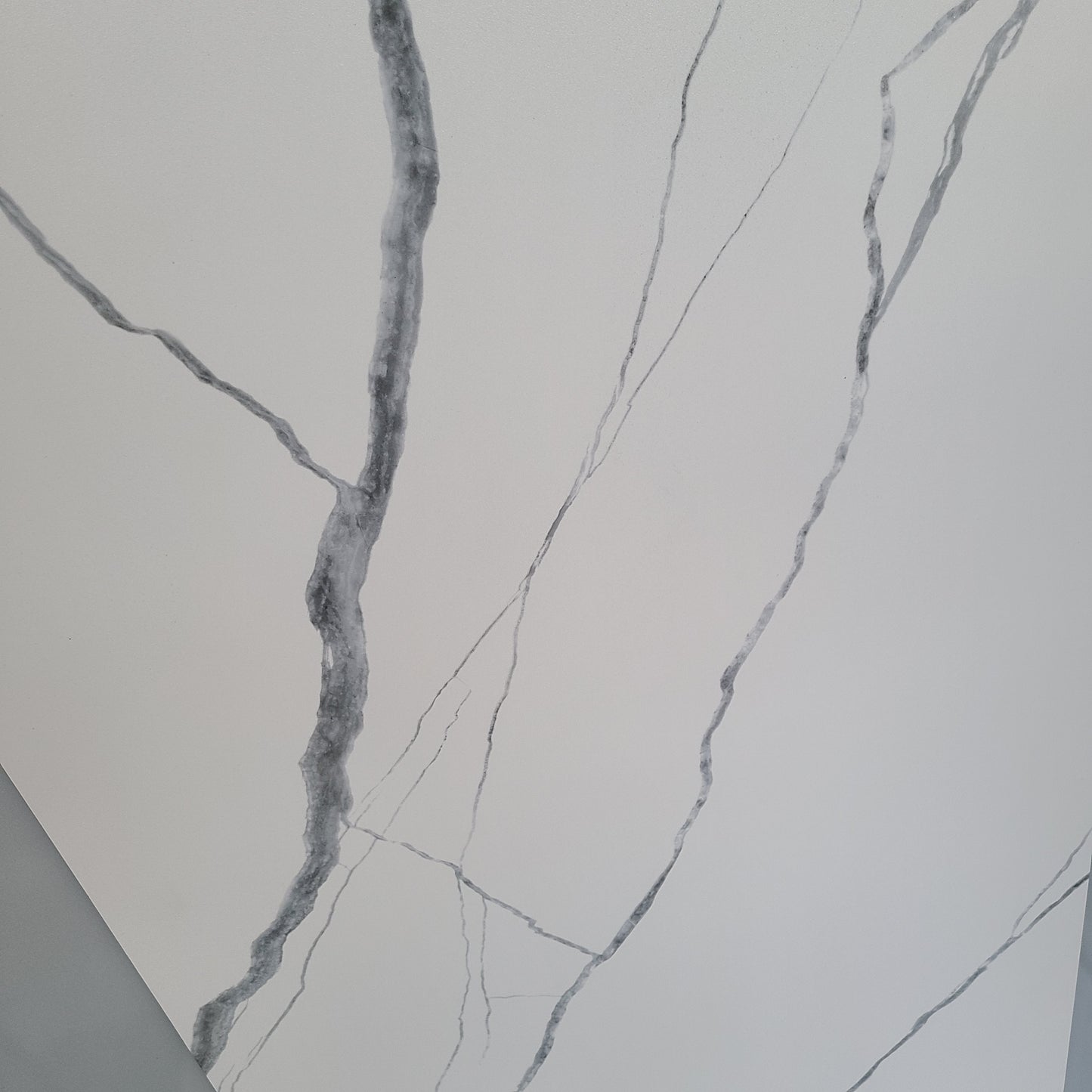 Kosmo Sugar White Marble Glitter Shimmer Wall And Floor Tiles 60cmx120cm