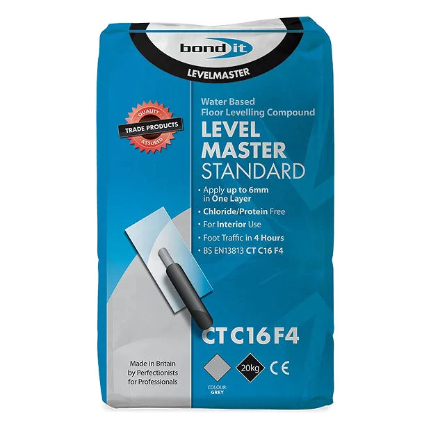 Bond It LevelMaster Floor Levelling Compound Self Leveller 20KG Screed