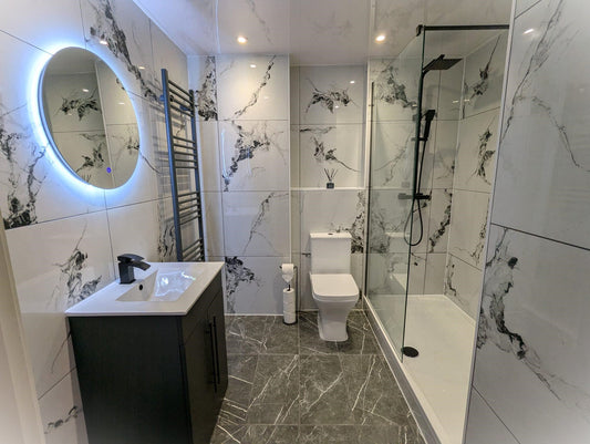 Galaxy Marble Grey White Polished Wall And Floor Porcelain Tiles 60cmx60cm