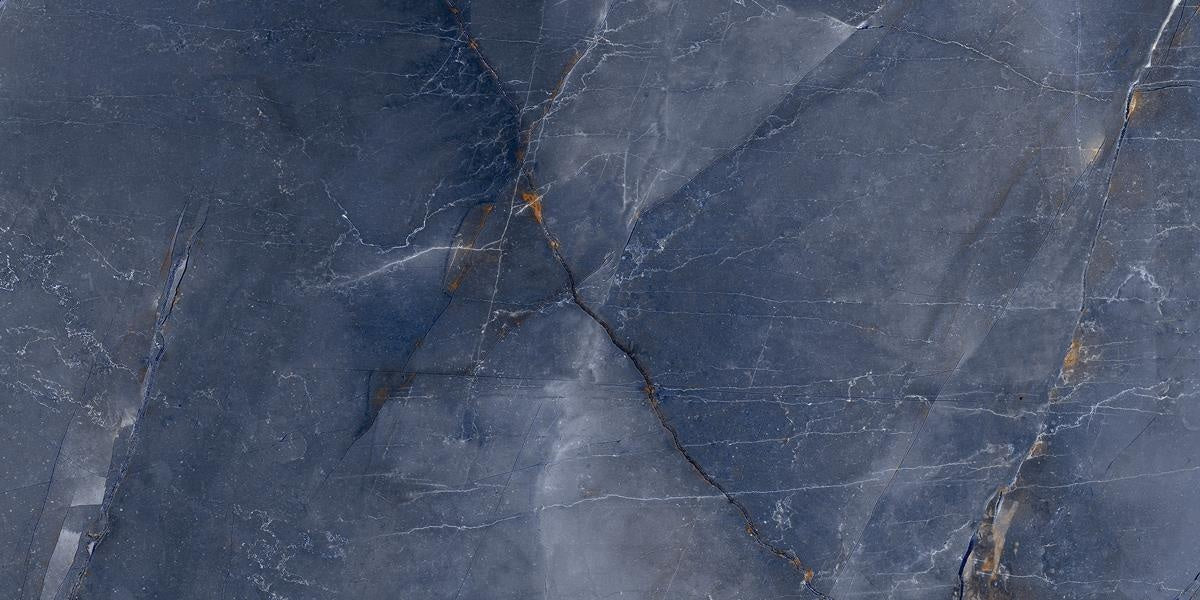 Sapphire Polished Blue Copper Large  Wall And Floor Porcelain Tiles 60cmx120cm