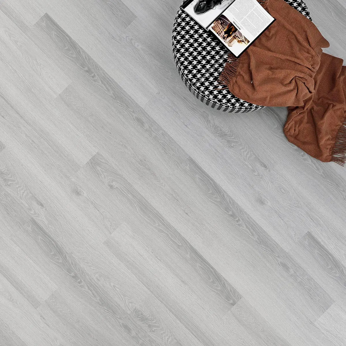 Premium ProLvt Rigid Gran Canaria Silver Oak 18.20cm x 122.0cm SPC Click Flooring