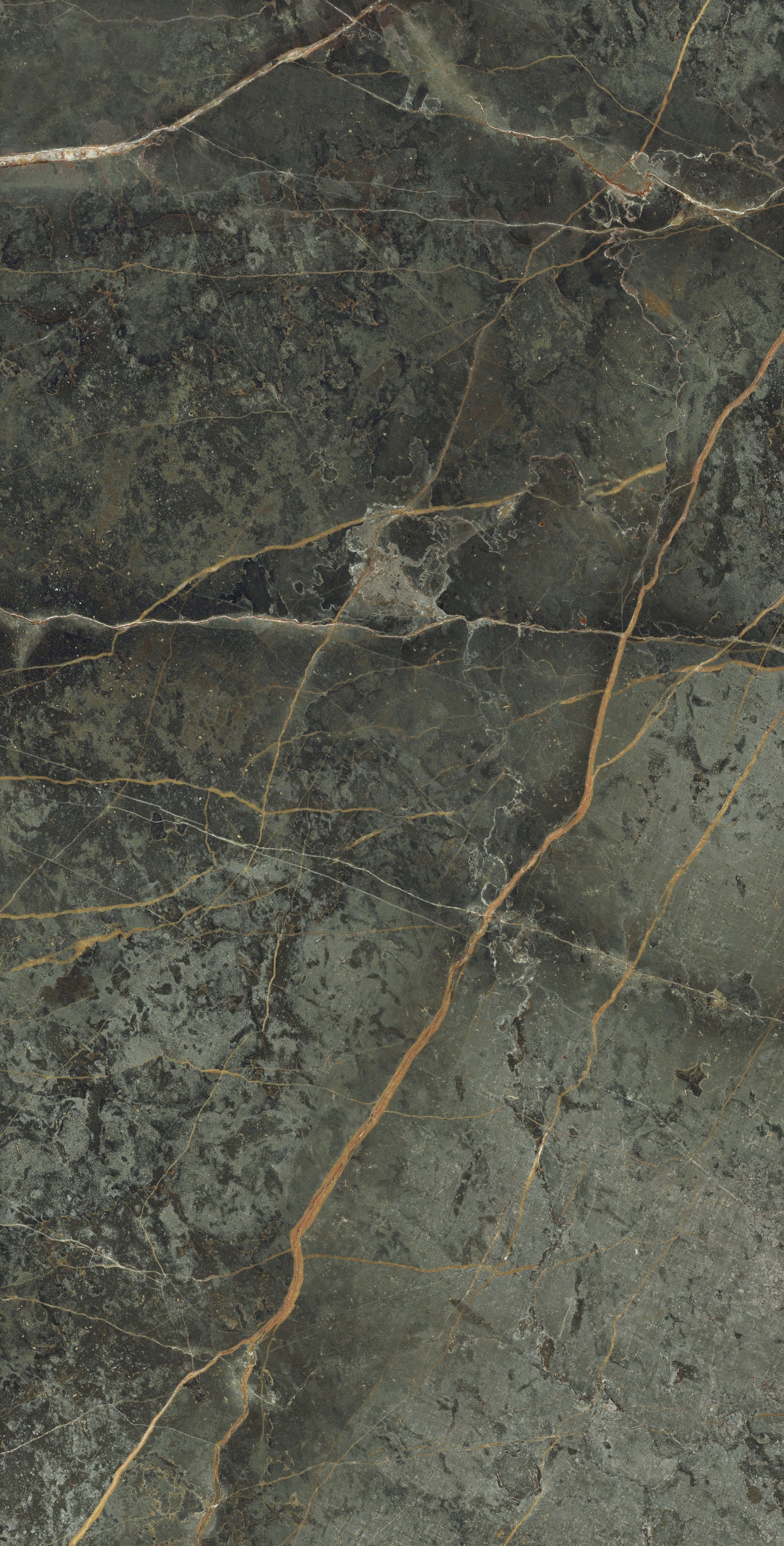 Storia Deep Green Polished Marble Effect Polished Wall And Floor Porcelain Tiles 60cmx120cm