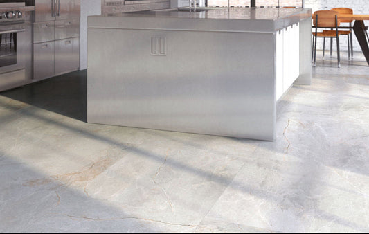 Oxyd Toscana Perla Ivory White Matt Natural Wall And Floor Porcelain Tiles 60cmx120cm