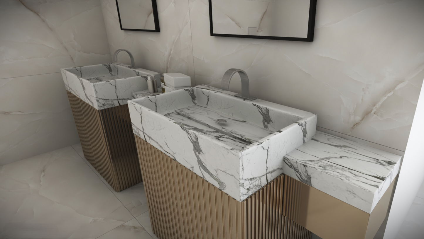 Ebony Onyx Polished Large Wall And Floor Porcelain Tiles 60cmx120cm