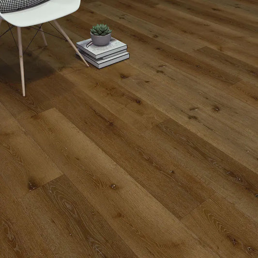 Volte Dark Wood Premium ProLvt SPC 5.3mm Rigid Firm Oak 18.20cm x 122.0cm Click Flooring