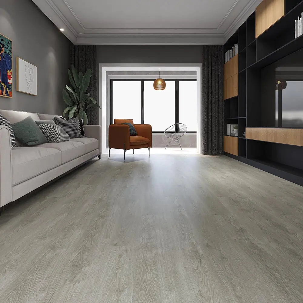 Premium ProLvt Rigid Ivory Oak 18.20cm x 122.0cm SPC Click Flooring