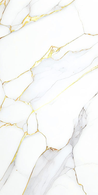 Aurum 3d Gold Polished Wall And Floor Porcelain Tiles 60cmx120cm