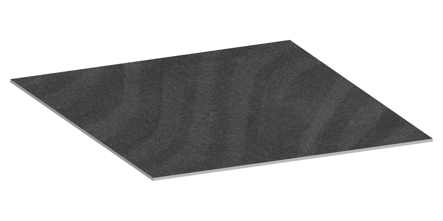 Seaboard Sandwaves Dark Grey Polished Wall And Floor Porcelain Tiles 60cmx60cm