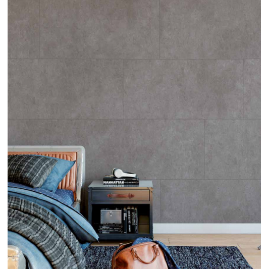 Dolmento Grey Large Matt Wall And Floor Porcelain Tiles 60cmx120cm