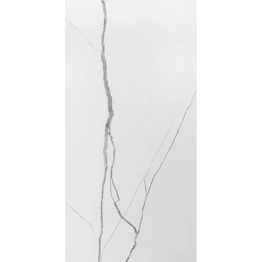 Kosmo Sugar White Marble Glitter Shimmer Wall And Floor Tiles 60cmx120cm