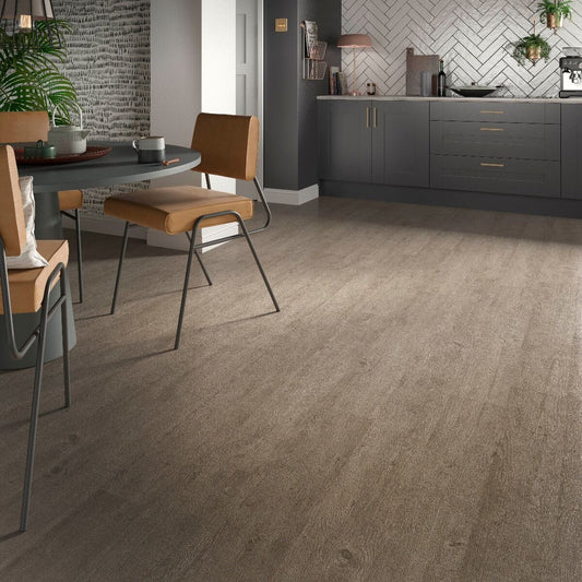 Premium ProLvt Rigid Weathered Ash 17.78cm x 121.9cm Click Flooring