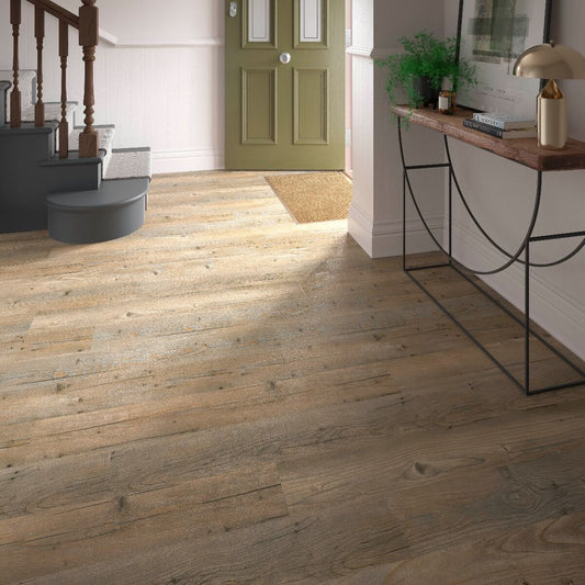 Premium ProLvt Rigid Rustic Willow 17.78cm x 121.9cm Click Flooring