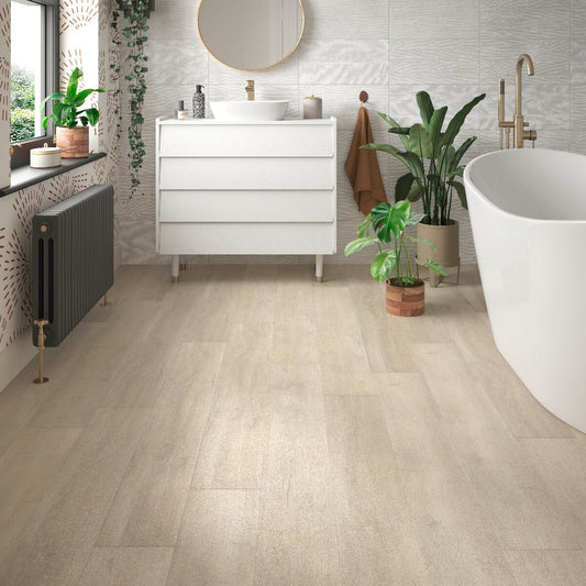 Premium ProLvt Rigid Limed Oak 17.78cm x 121.9cm Click Flooring