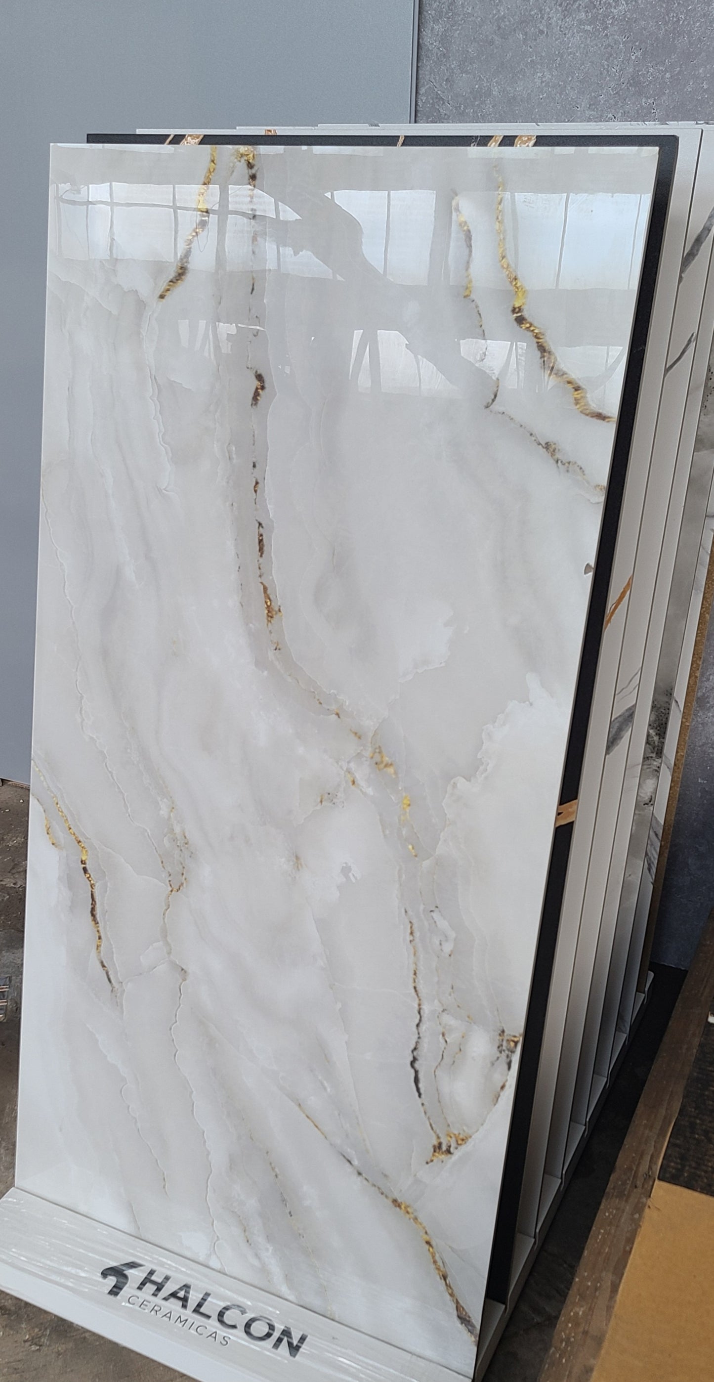 Dimonte High Gloss Gold Wall And Floor Tiles 60cmx120cm