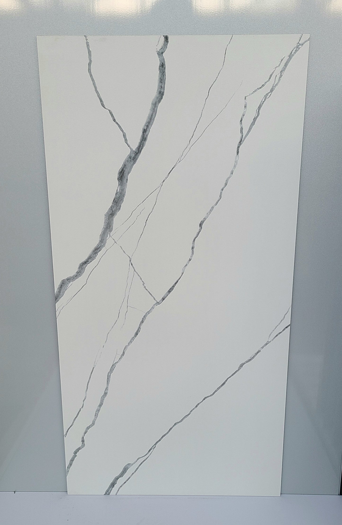 Kosmo Sugar White Marble Glitter Shimmer Wall And Floor Tiles 60cmx120cm