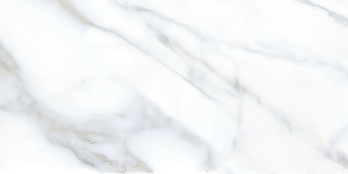 Aurora Carrara Marble Grey Gloss Wall Tiles 30cmx60cm
