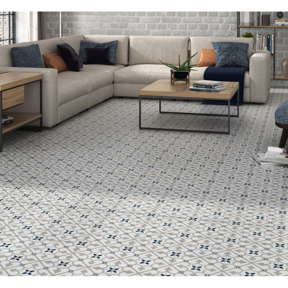 Brighten Grey 45cmx45CM Pre-Cut Porcelain Wall And Floor Feature Tile ...