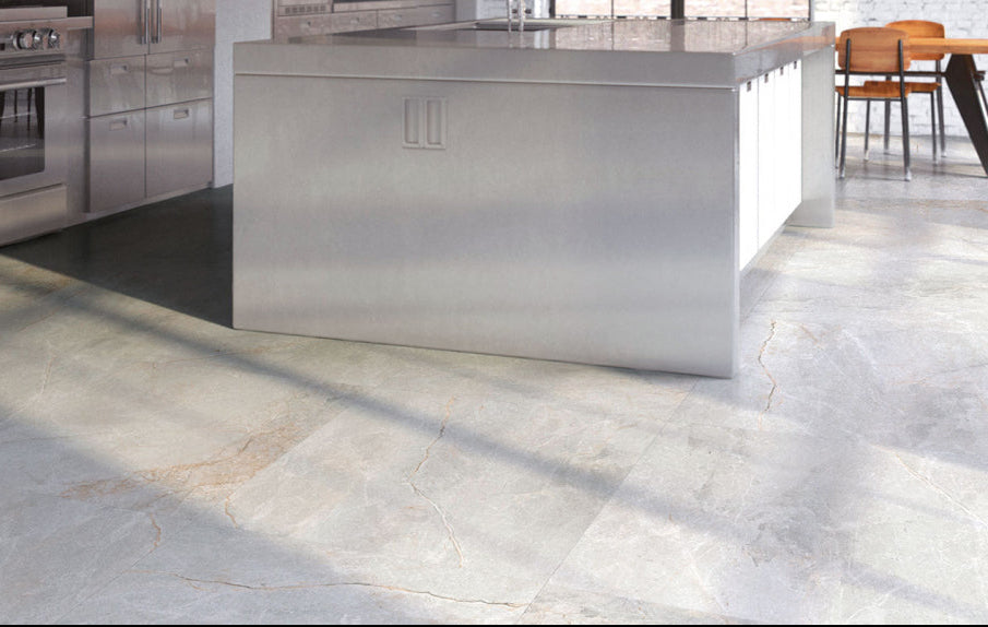 Oxyd Perla Ivory White Matt Natural Wall And Floor Porcelain Tiles 60cmx120cm