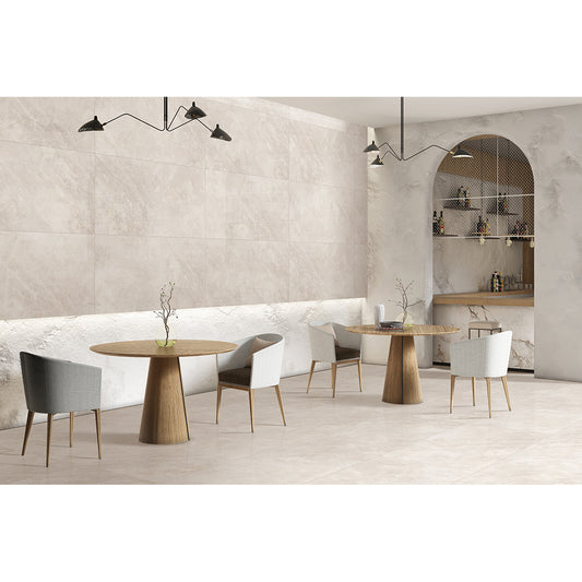 Florence Beige Carving Sugar Glitter Shimmer Wall And Floor Tiles 60cmx120cm