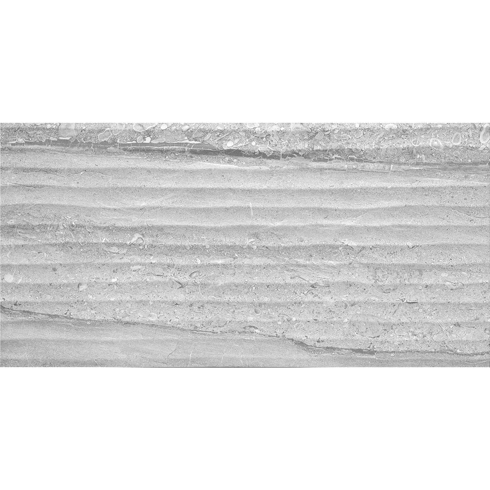 Laurice Décor Wave Rock Grey Matt Ceramic Wall Tiles 30cmx60cm