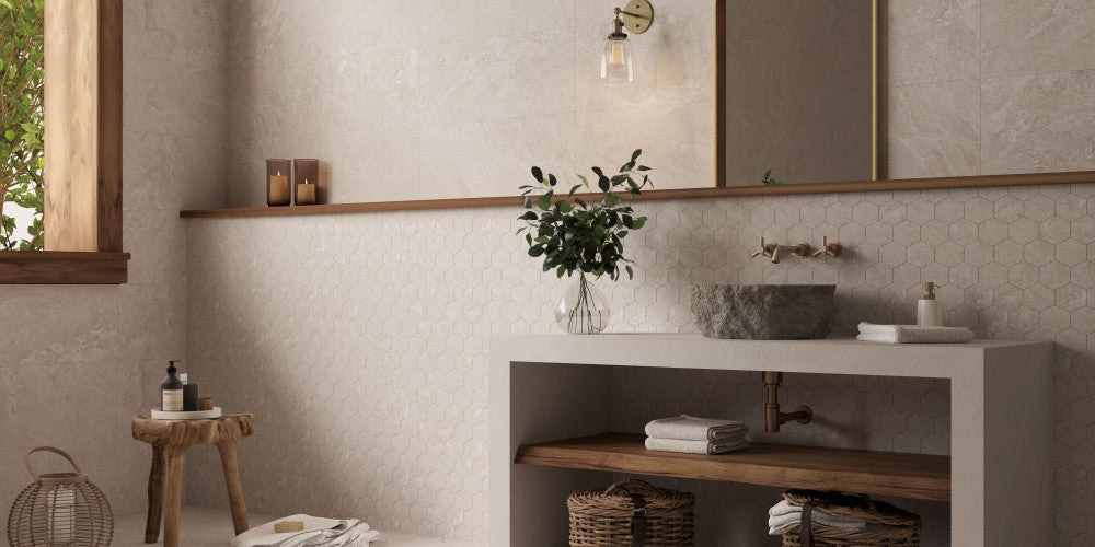 Eternity Wall And Floor Premium Ivory Porcelain Tiles 60cmx60cm