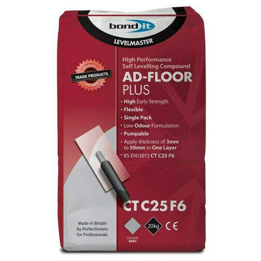 Bond IT Ad-Floor Plus Fully Flexible 20KG Floor Levelling Compound Leveller