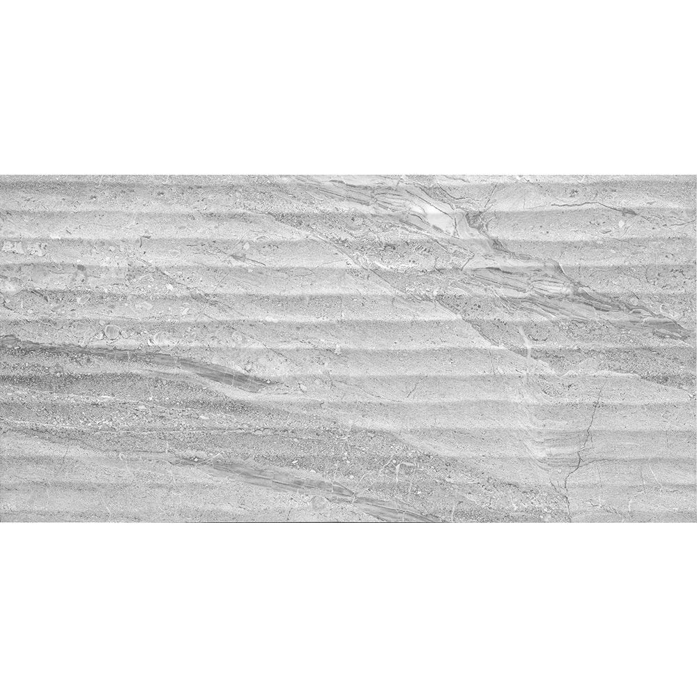 Laurice Décor Wave Rock Grey Matt Ceramic Wall Tiles 30cmx60cm