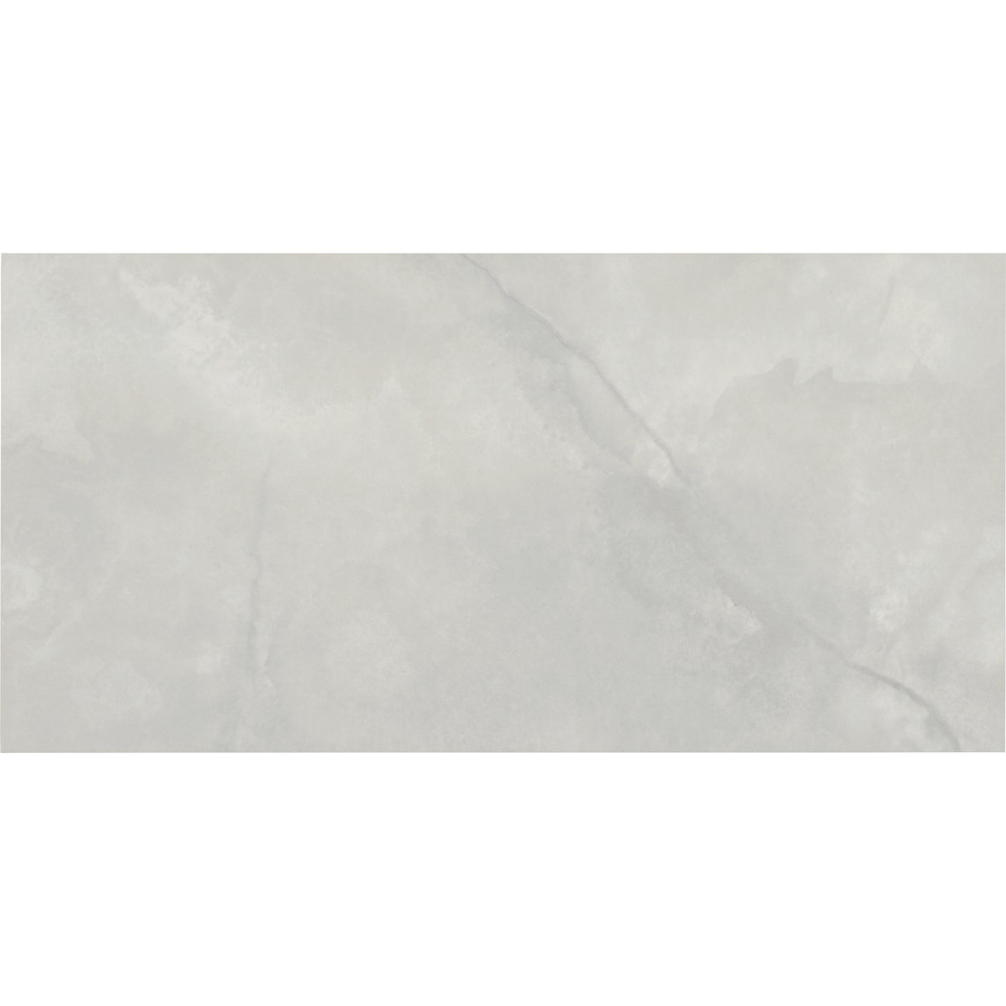 Onyx Grey Rectified Ceramic Marble High Gloss Wall Tiles 30cmx60cm