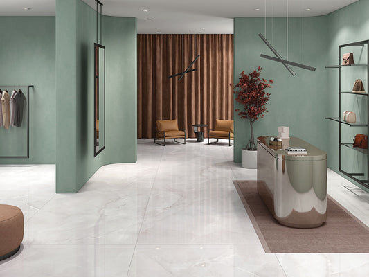 Modena Verona Natural High Gloss Polished Wall And Floor Porcelain Tiles 60cmx120cm