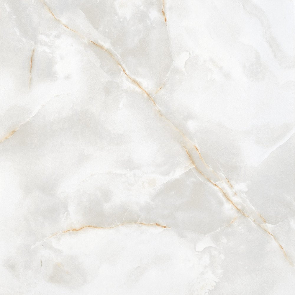 Onyx Cereza Extra Large Polished Marble Wall And Floor Porcelain Tiles 100cm x 100cm