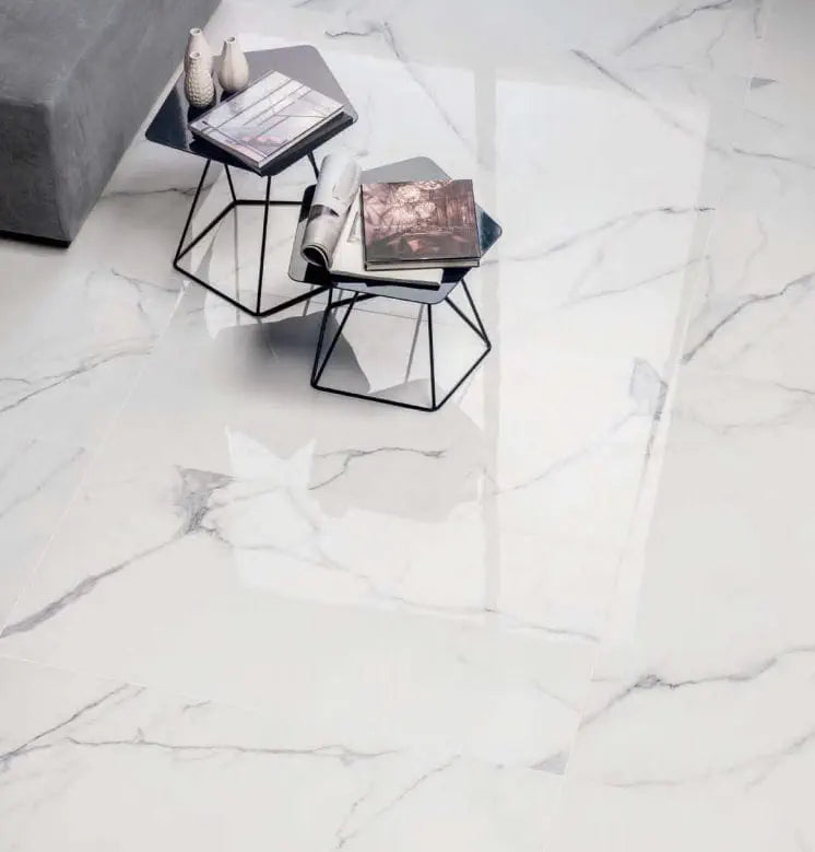 Valentina Marble Polished Wall And Floor Porcelain Tiles 30cmx60cm