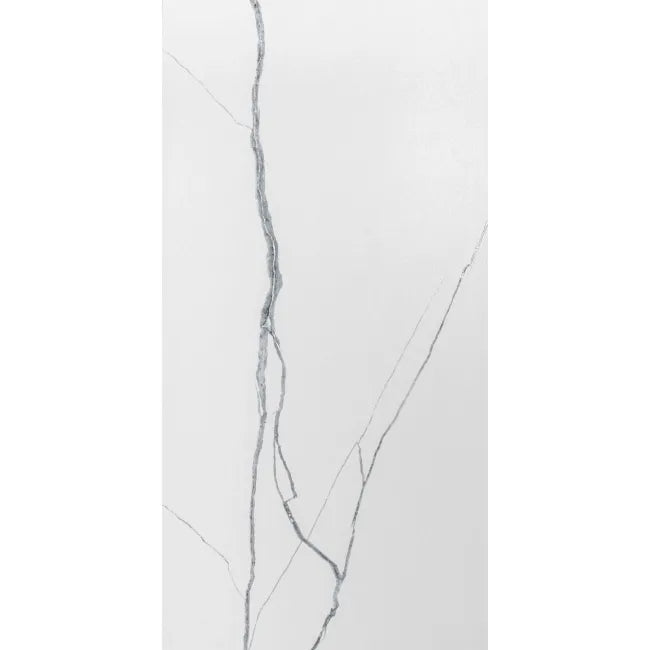 Kosmo Sugar White Marble Glitter Shimmer Wall And Floor Tiles 60cmx120cm