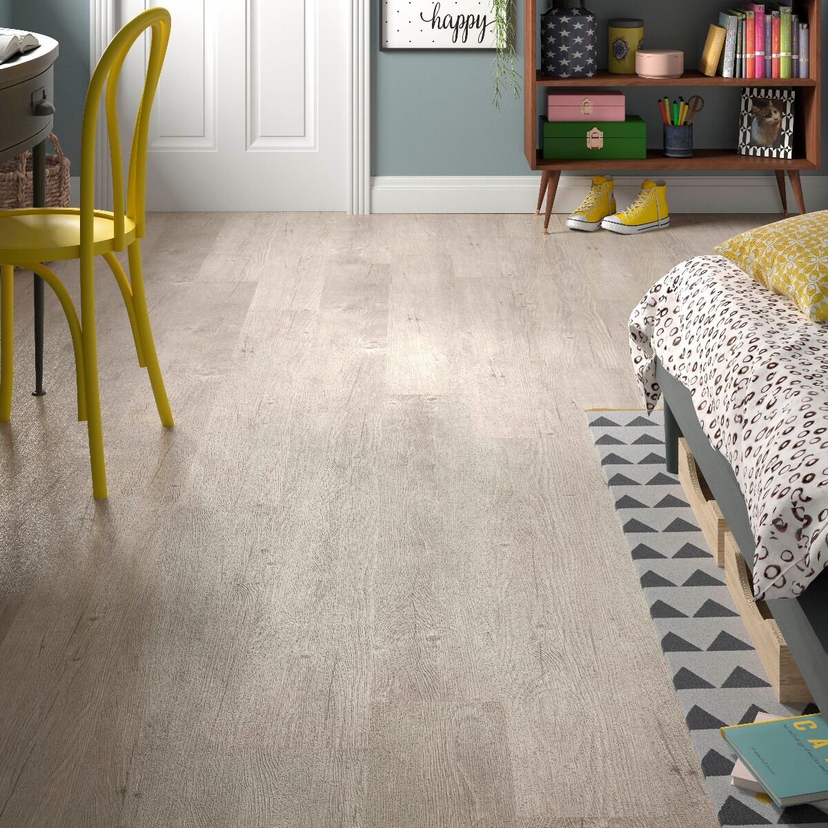 Premium ProLvt Rigid Silver Birch 17.78cm x 121.9cm Click Flooring